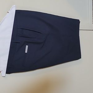 Men's DUNNING Navy Blue Golf Shorts 34